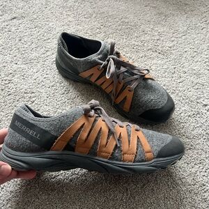 Merrell Performance Riveter Women’s Size 10 Wool Charcoal Hiking SneakersJ94834